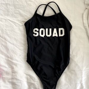 Girls SQUAD bathing suit size size 6/7